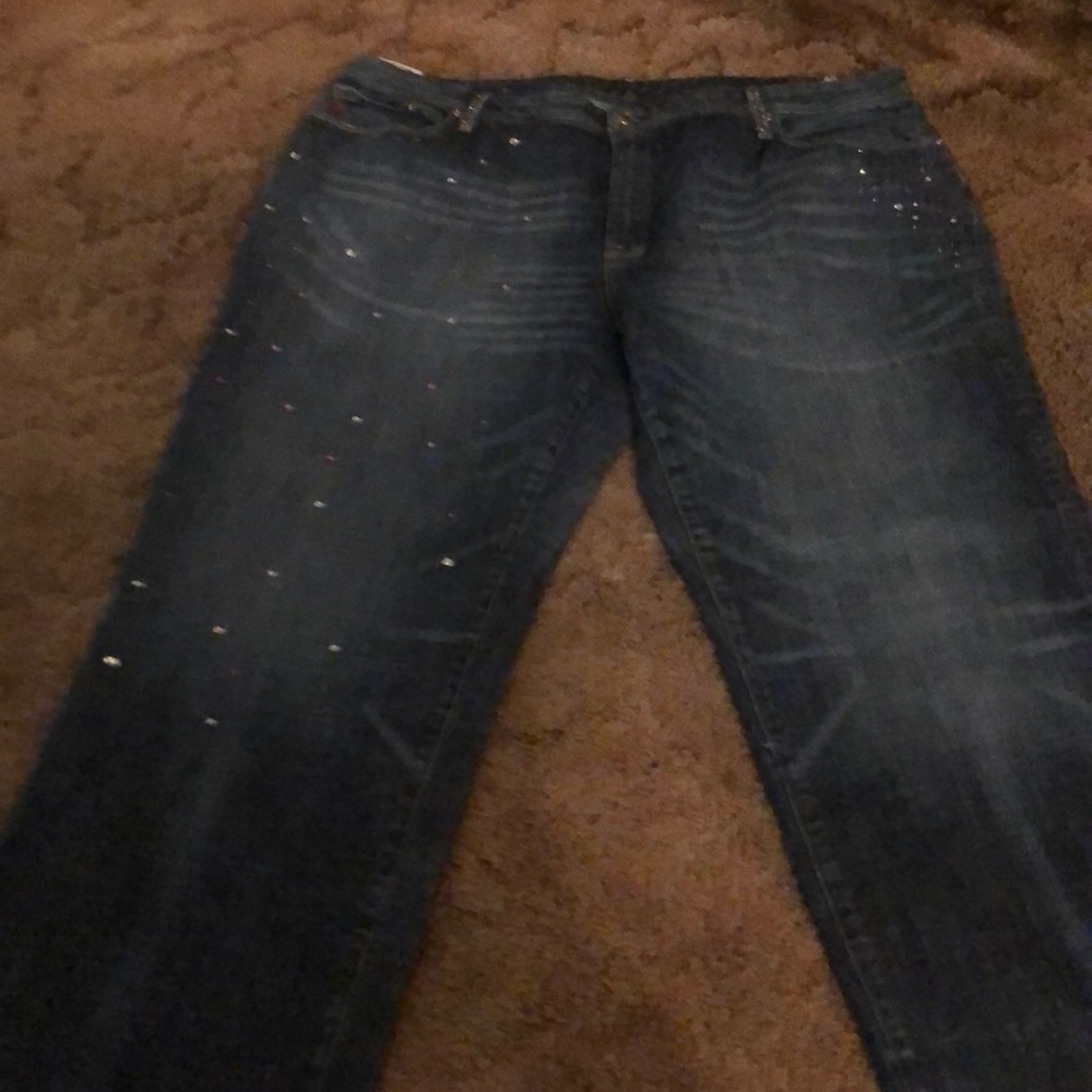 Seven rhinestone jeans